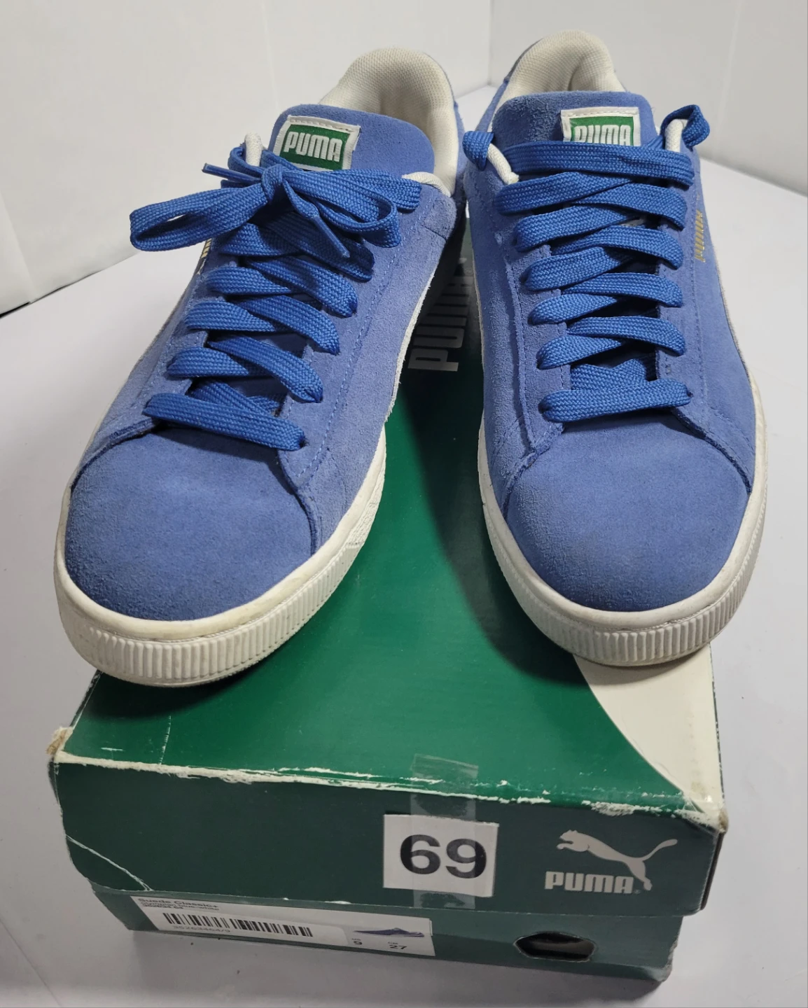 Puma Suede Classic Sneakers - Blue, size 9 (69)