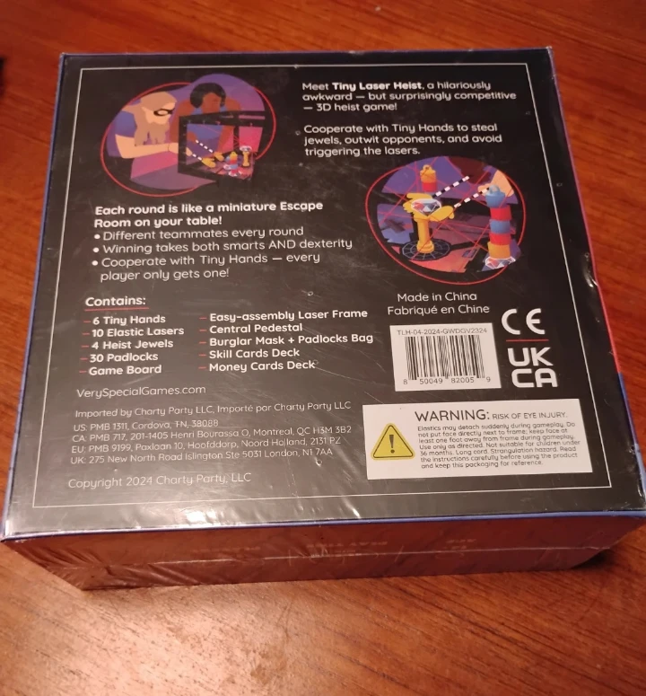 NEW! SEALED! Tiny Laser Heist Board Game!!! - photo 2