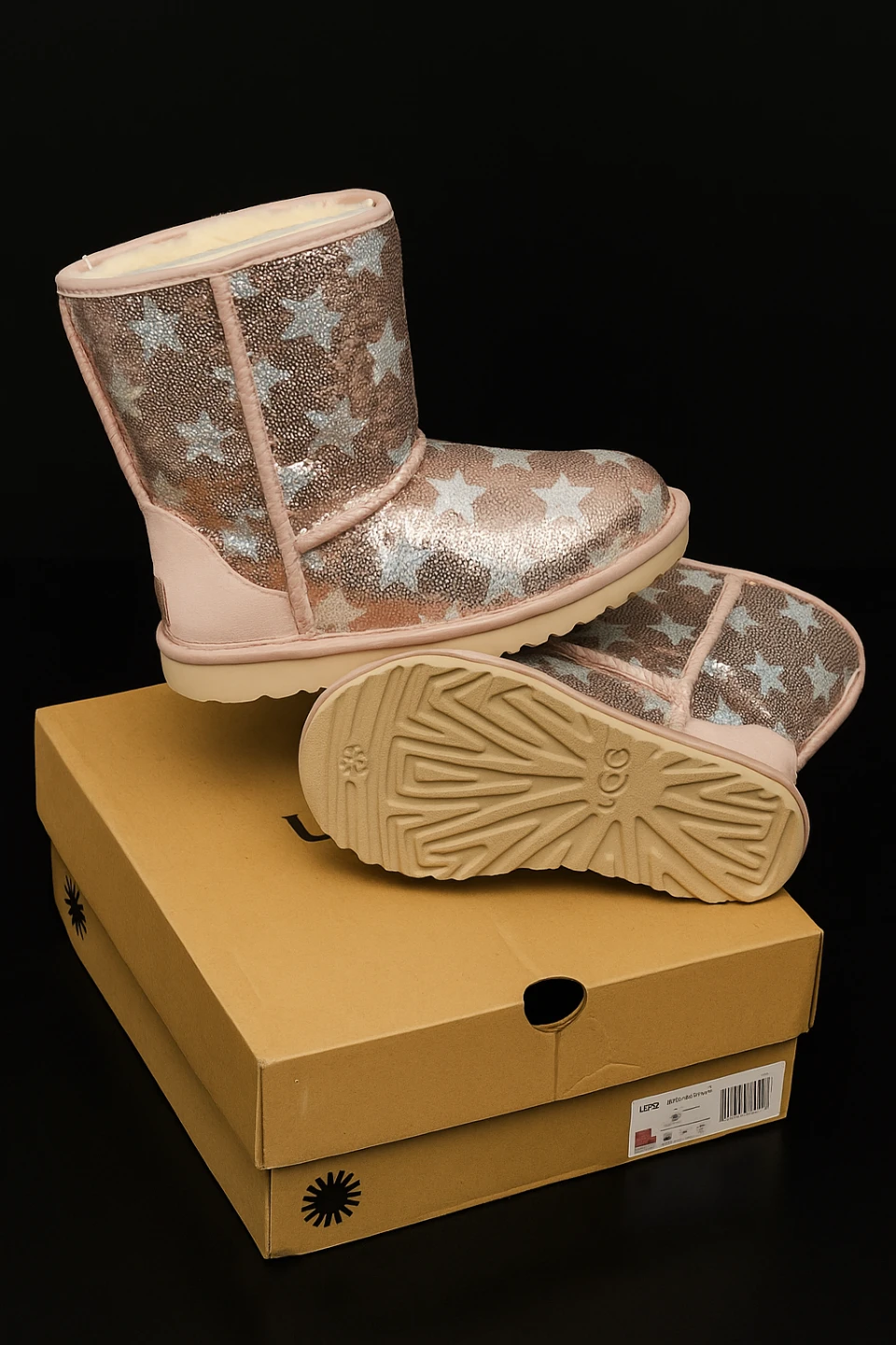 UGG Bailey Bow II Stars Sequin Boots