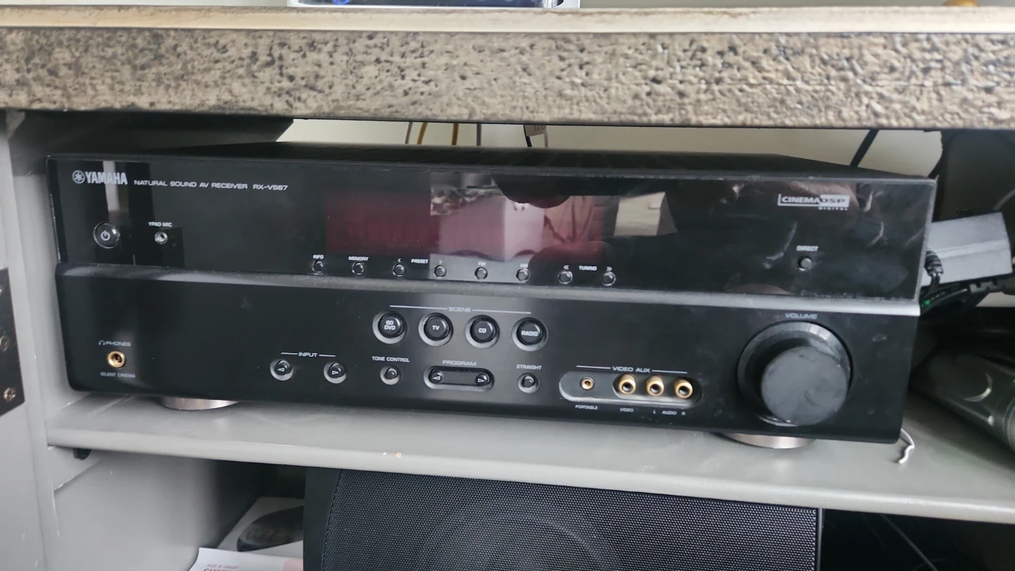 Yamaha Natural Sound AV Receiver RX-V597 with PSB Speakers