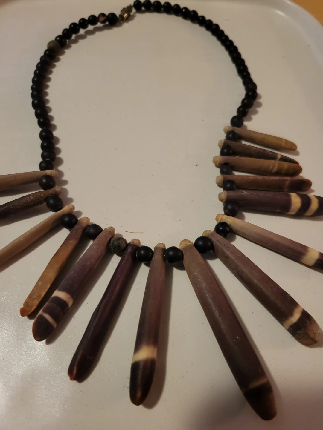Handmade beaded Necklace with Sea Urchin