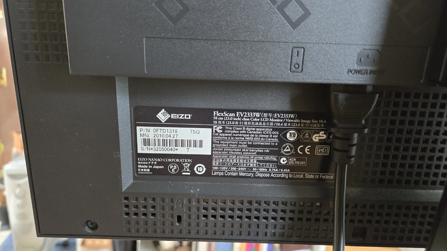 Eizo FlexScan EV2333W 23-inch LCD Monitor (BOGO) - photo 3