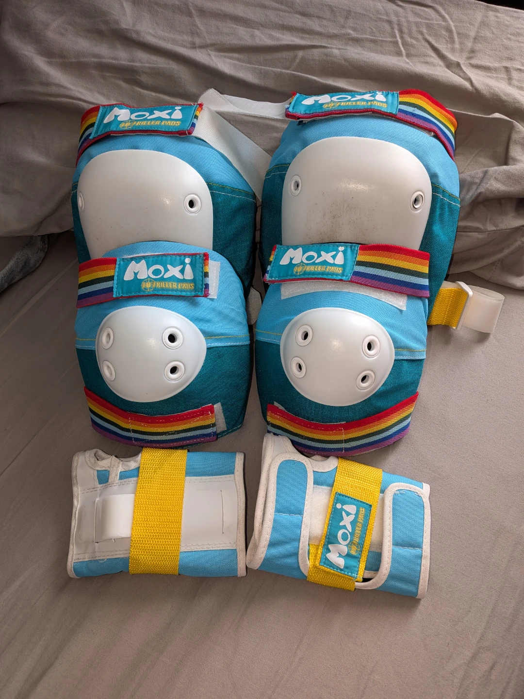Killer 187 Moxi Roller Derby Pads - Knee Elbow Wrist XXL/L
