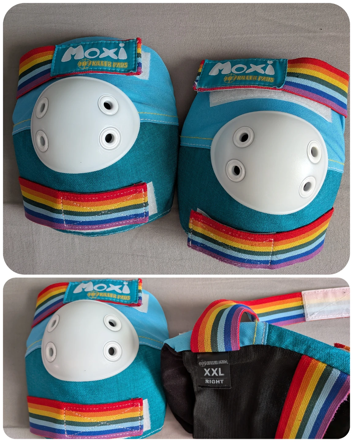 Killer 187 Moxi Roller Derby Pads - Knee Elbow Wrist XXL/L - photo 3