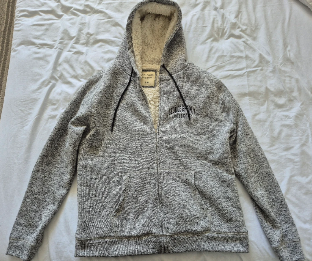 George Brown Zip Up hoodie