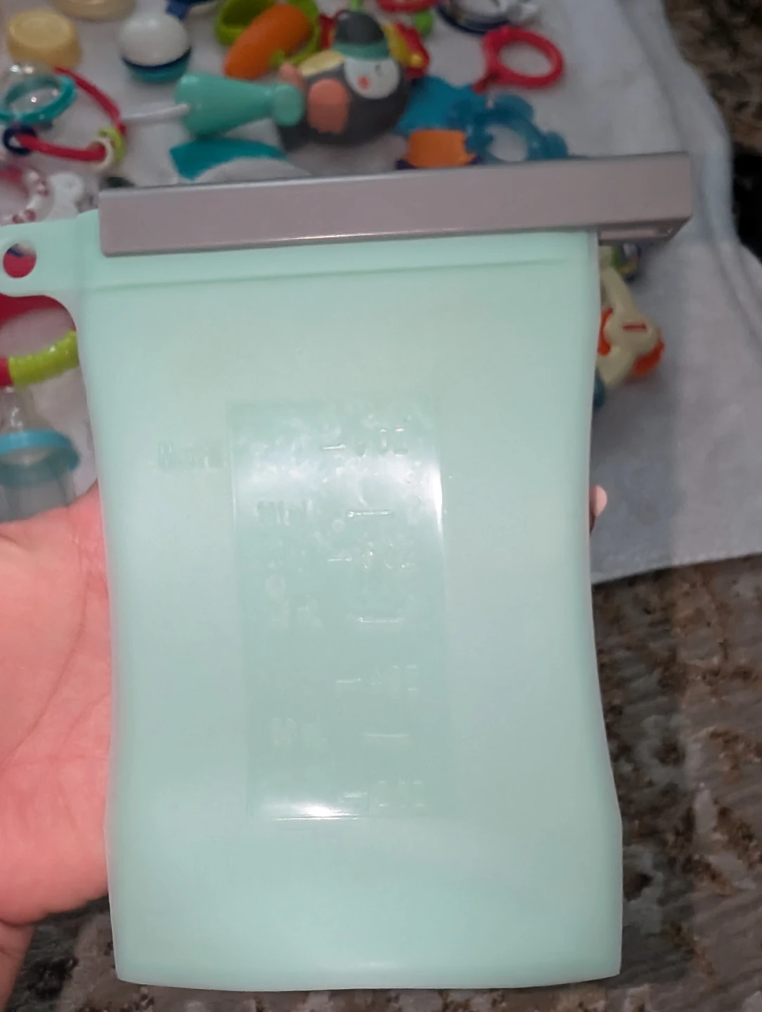 Reusable Silicone Food Pouches (Set of 2) - photo 2