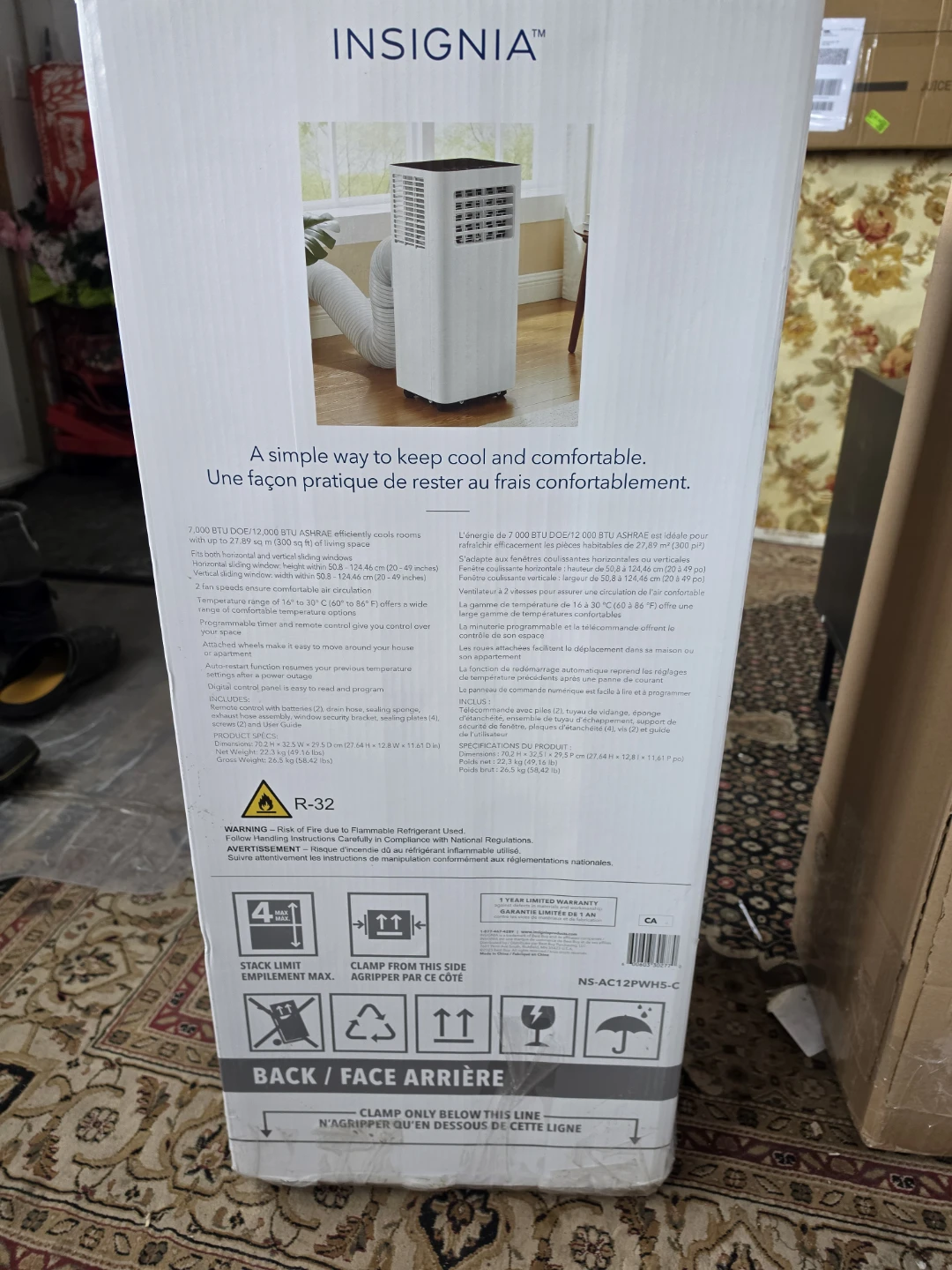 Insignia 3-in-1 Portable Air Conditioner with Dehumidifier - photo 5