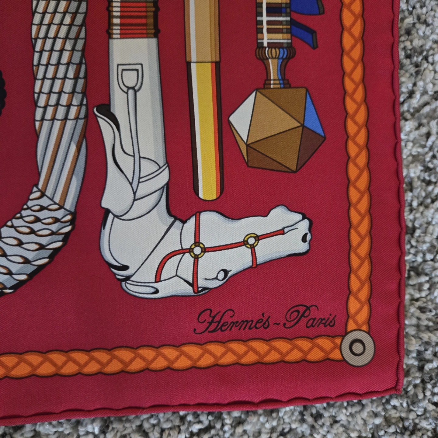 Hermès Paris Les Cannes Silk Scarf - photo 3