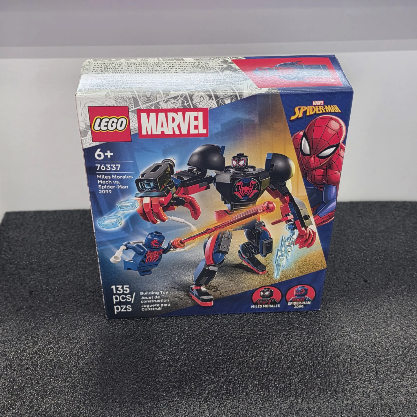 LEGO Marvel Spider-Man Miles Morales Mech 76337 Building Toy