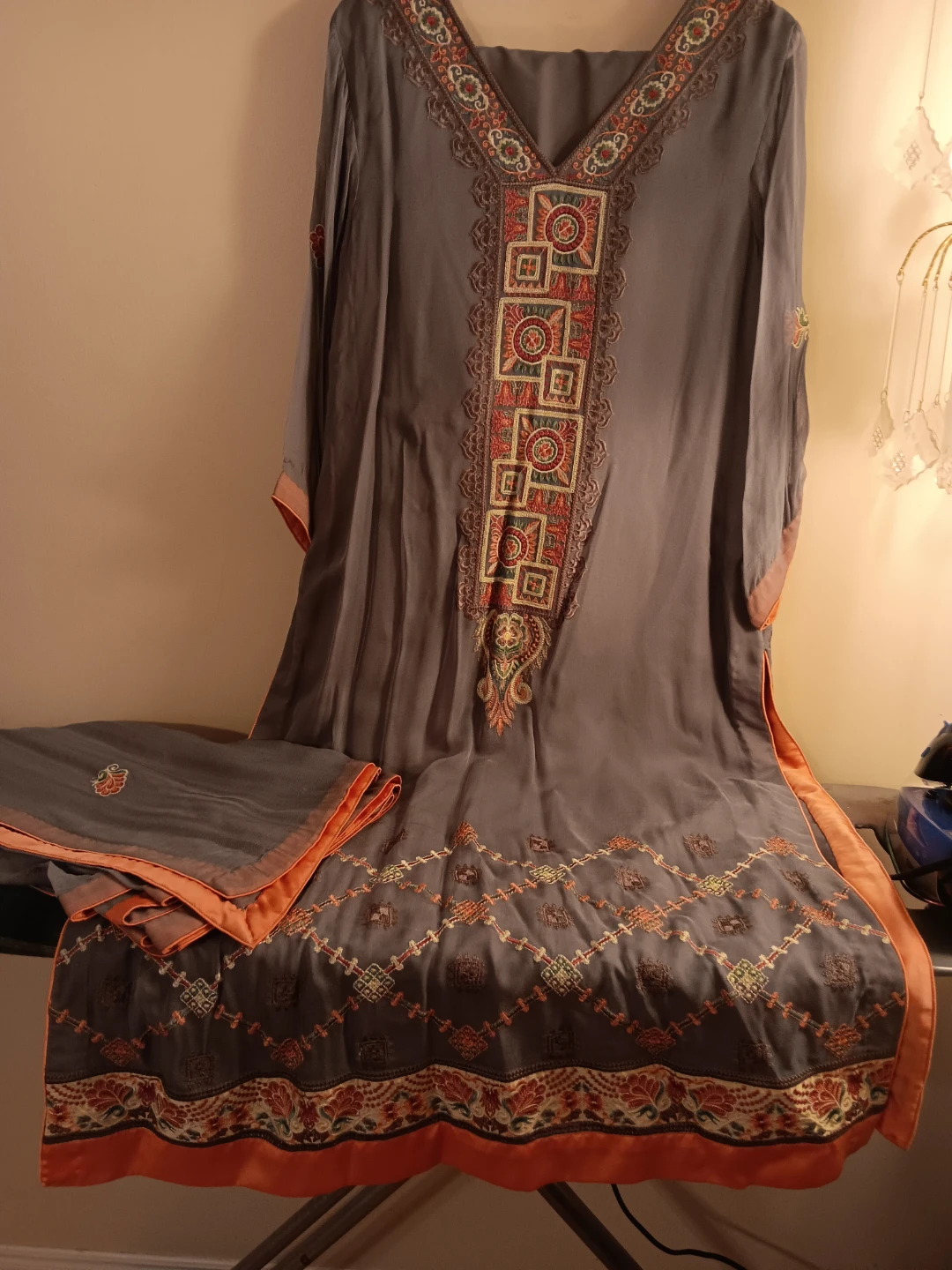 Embroidered Kameez Shalwar Suit