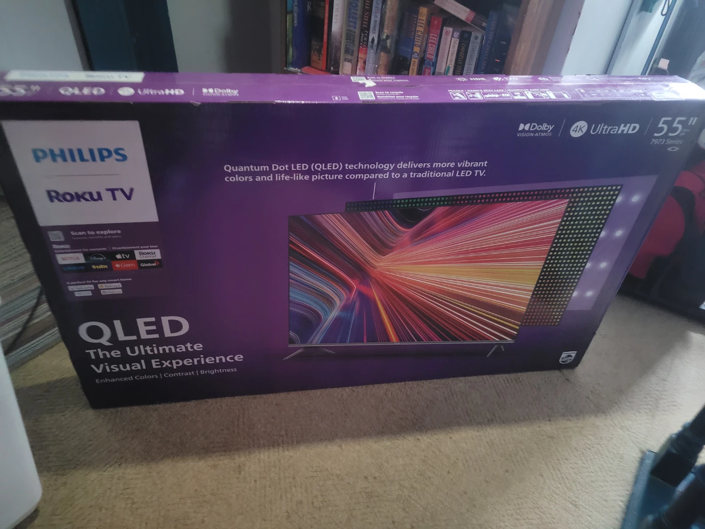 Philips 55" QLED Roku TV 7973 Series