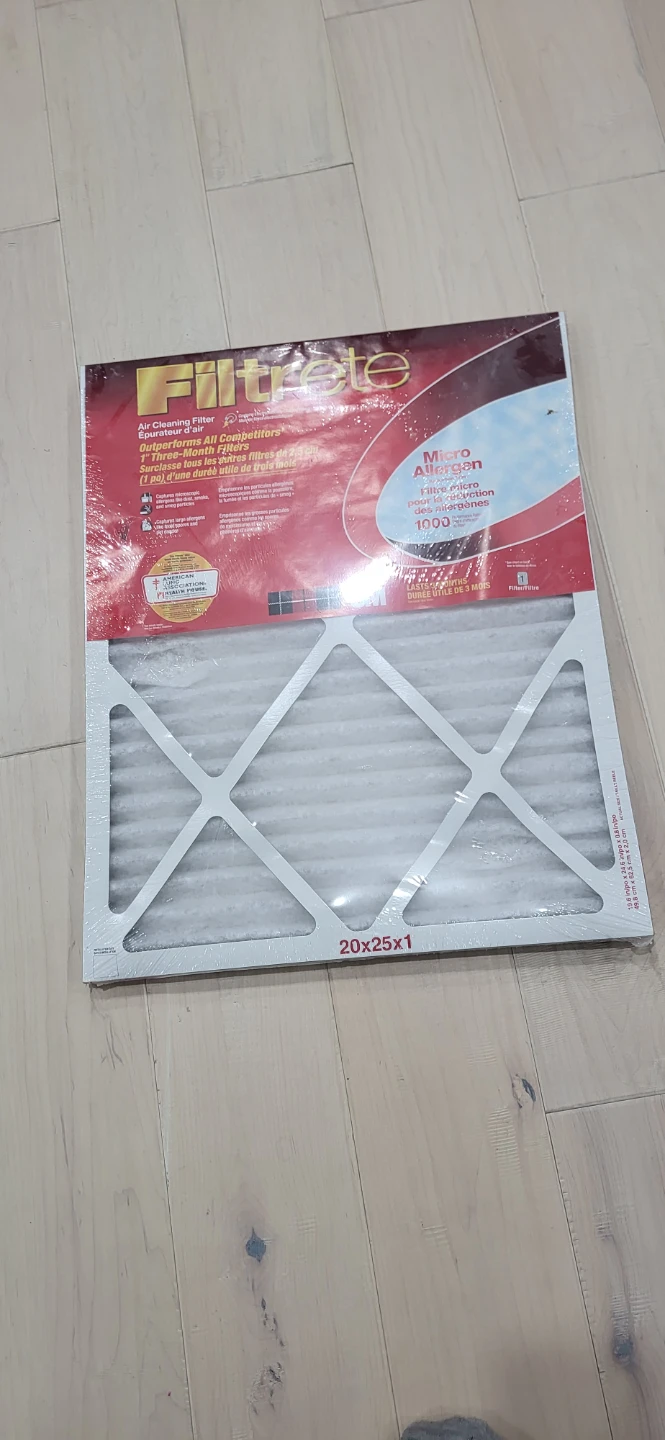 Filtrete Air Filter 20x25x1