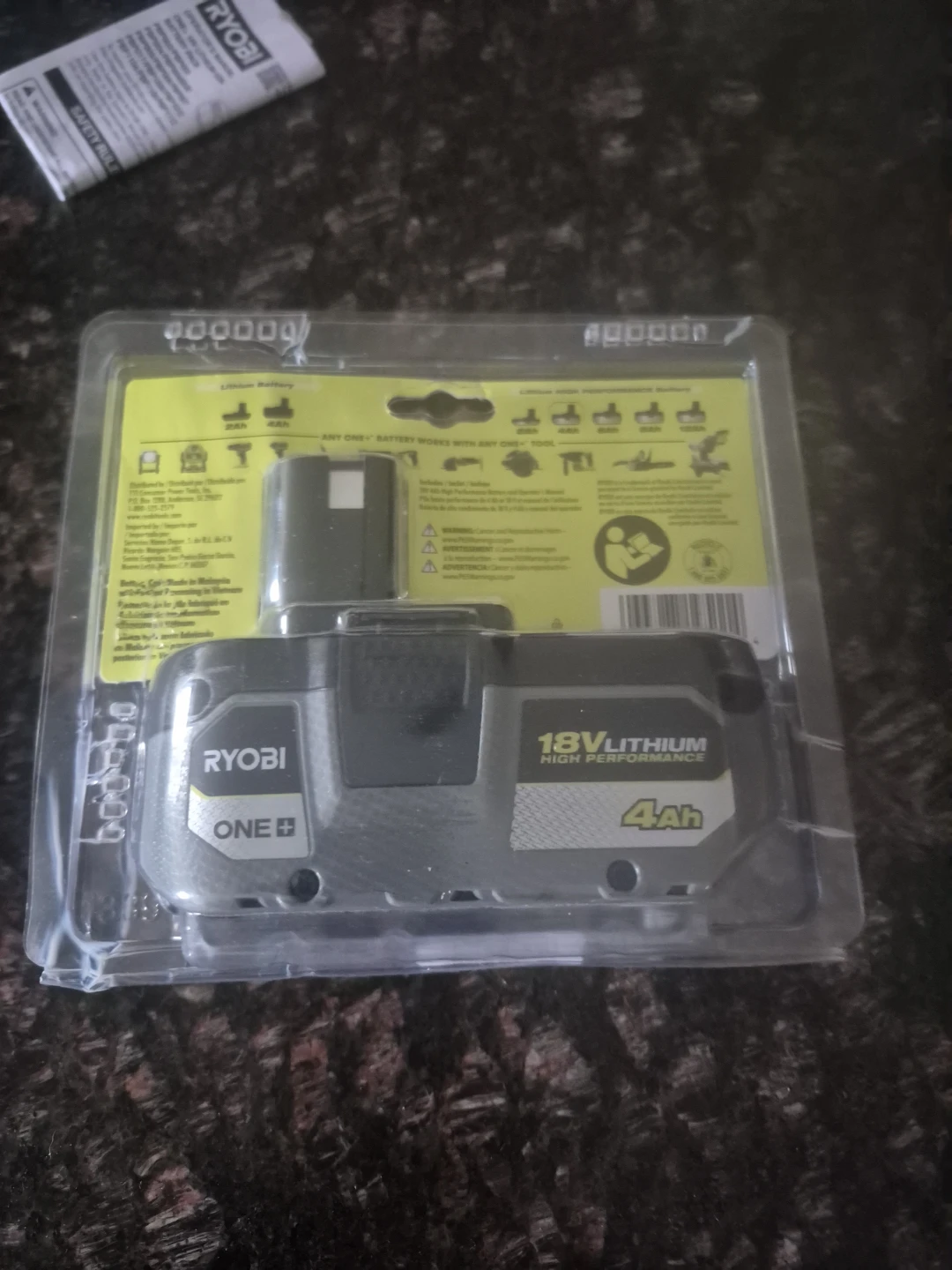Ryobi ONE+ 18V Lithium-Ion 4.0 Ah High Performance Battery - photo 2