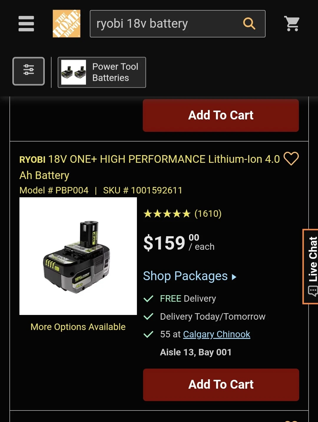 Ryobi ONE+ 18V Lithium-Ion 4.0 Ah High Performance Battery - photo 3