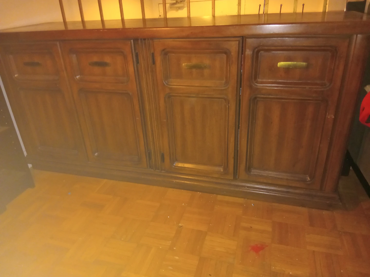 Wooden cabinet with 2 drawers inside - photo 2