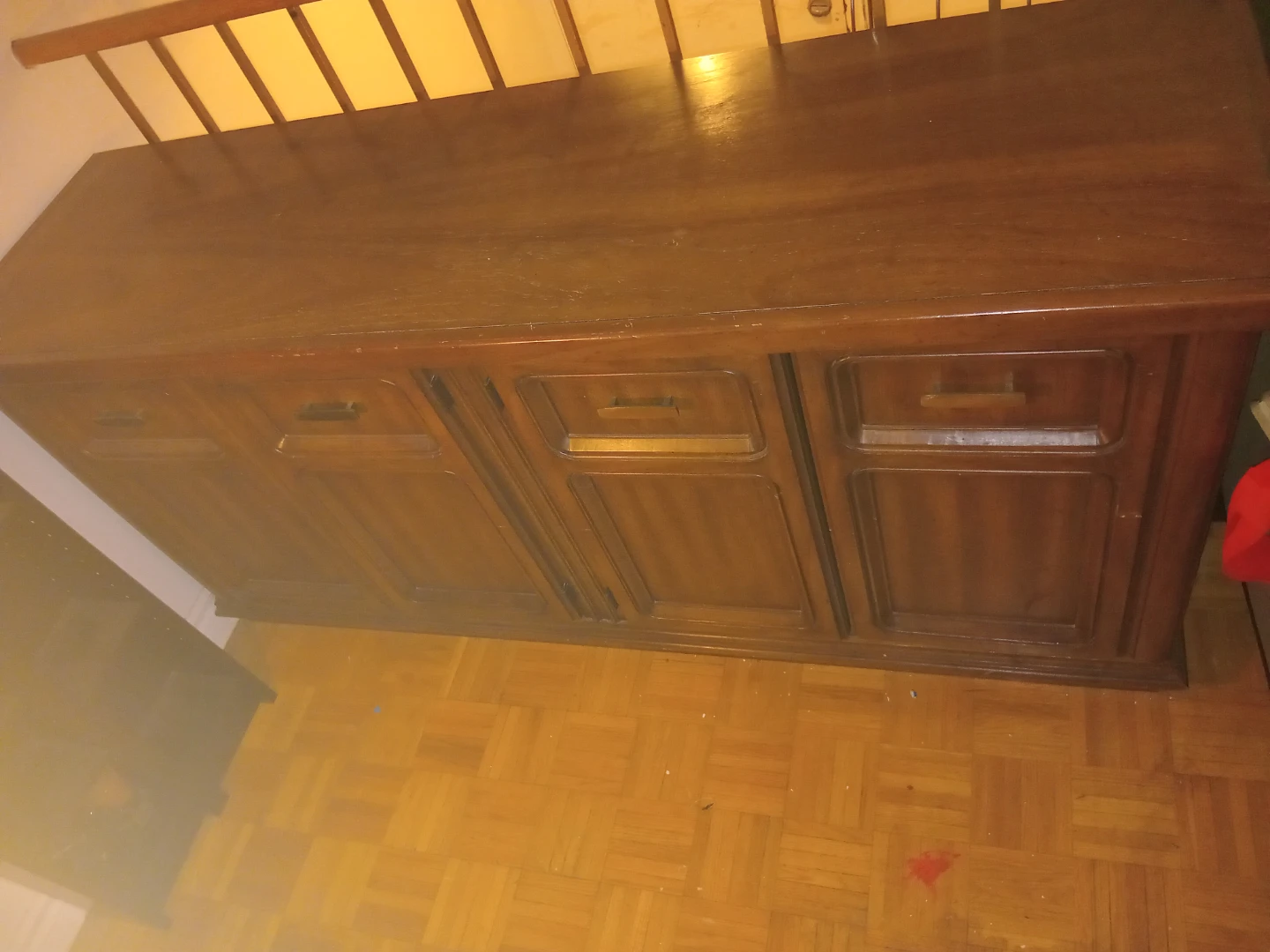 Wooden cabinet with 2 drawers inside - photo 3