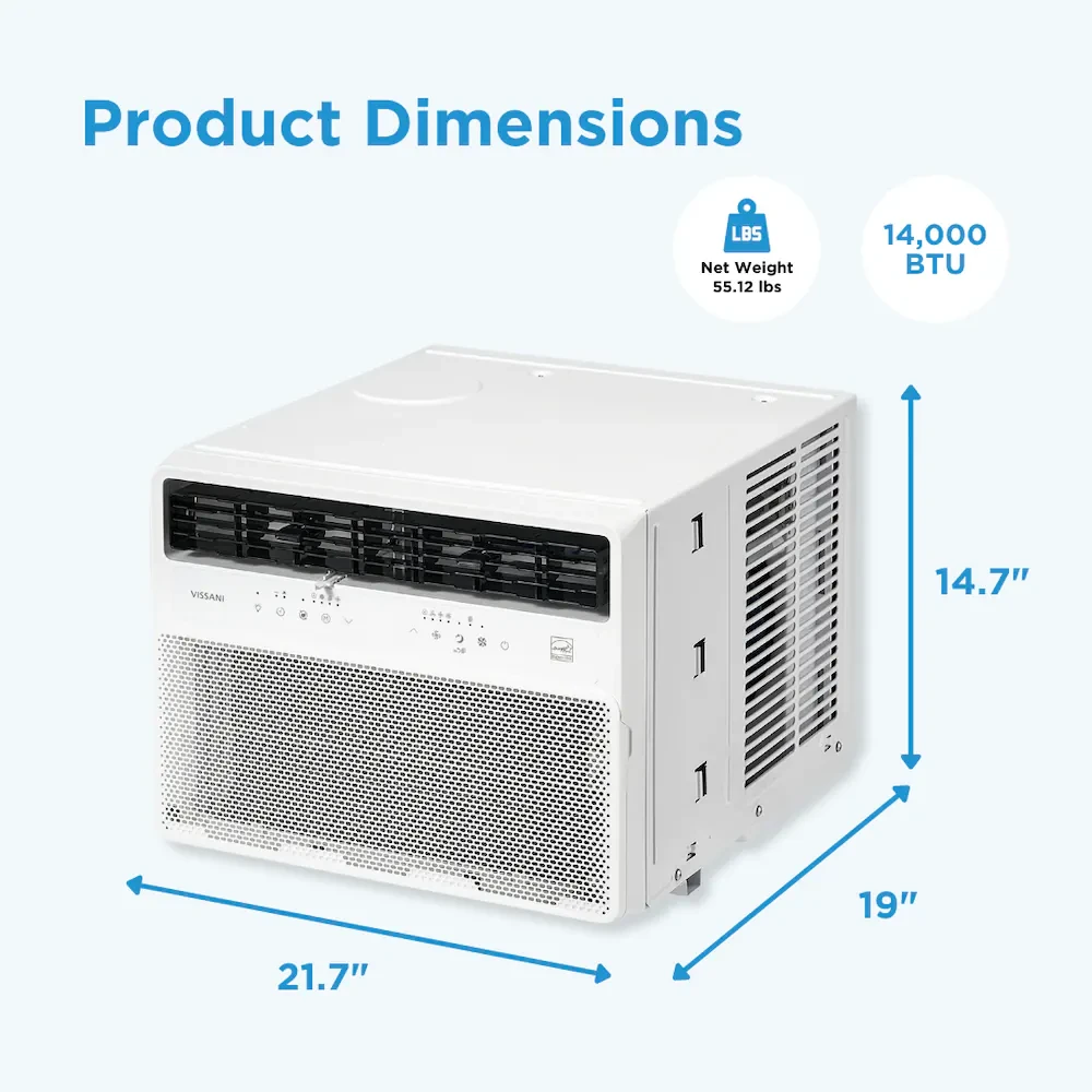 Vissani 14,000 BTU Window Air Conditioner - photo 2
