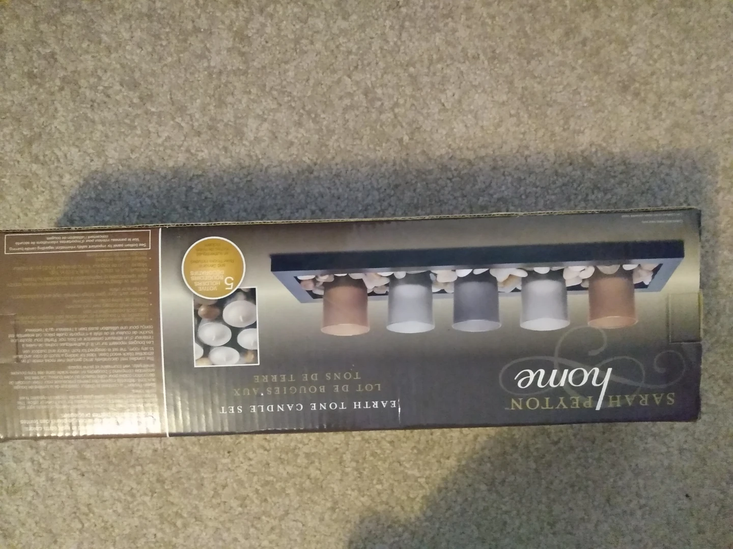 Sarah Peyton Home Earth Tone Candle Set