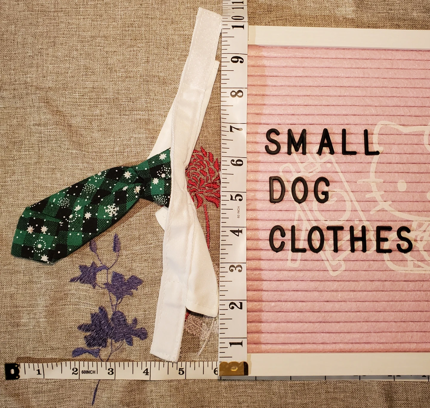 Small Dog Holiday Tie - S - photo 2