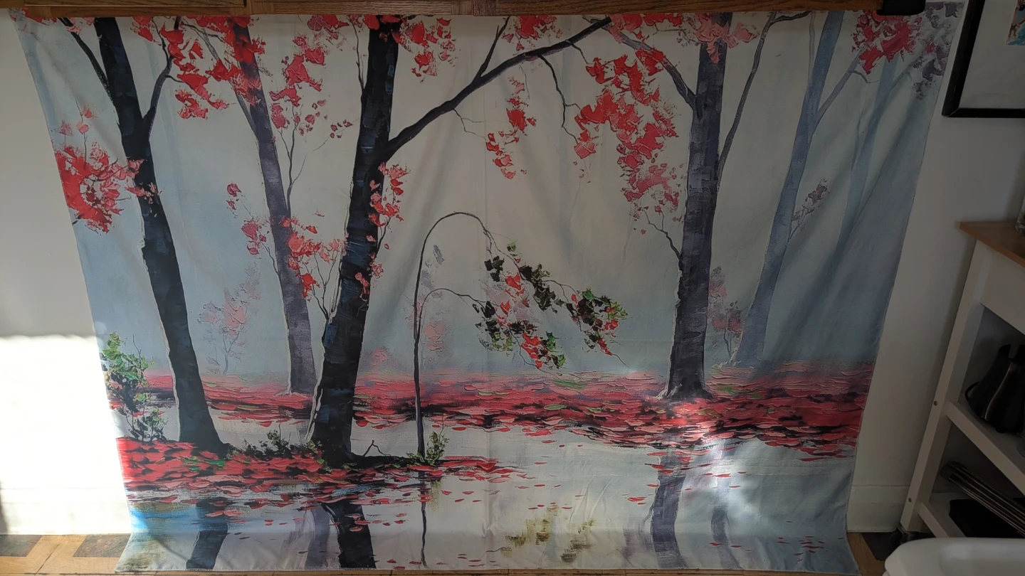 Scenic Forest Tree Tapestry Wall Hanging