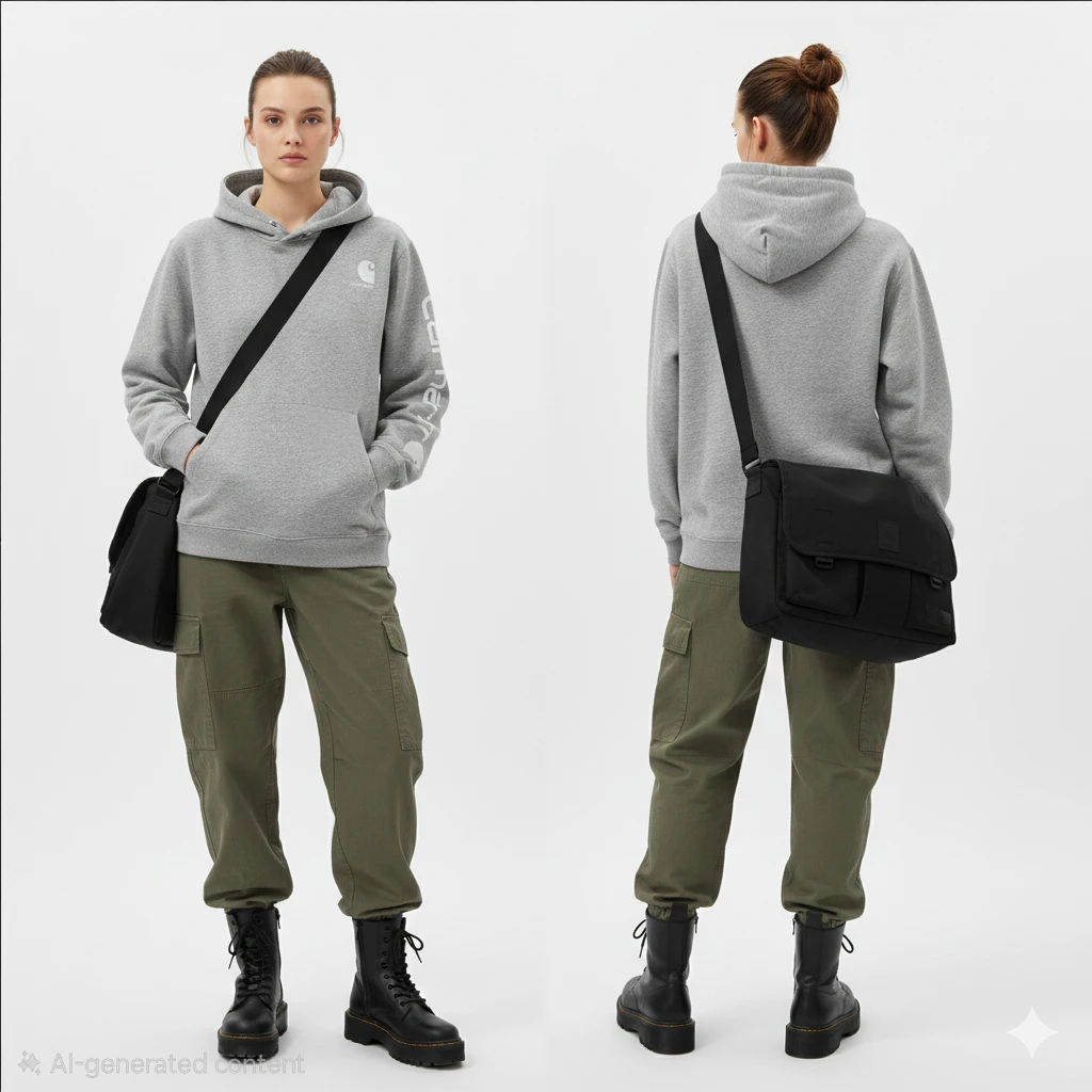 Carhartt Relaxed Fit Graphic Hoodie Size S - Relaxed-Fit - photo 5
