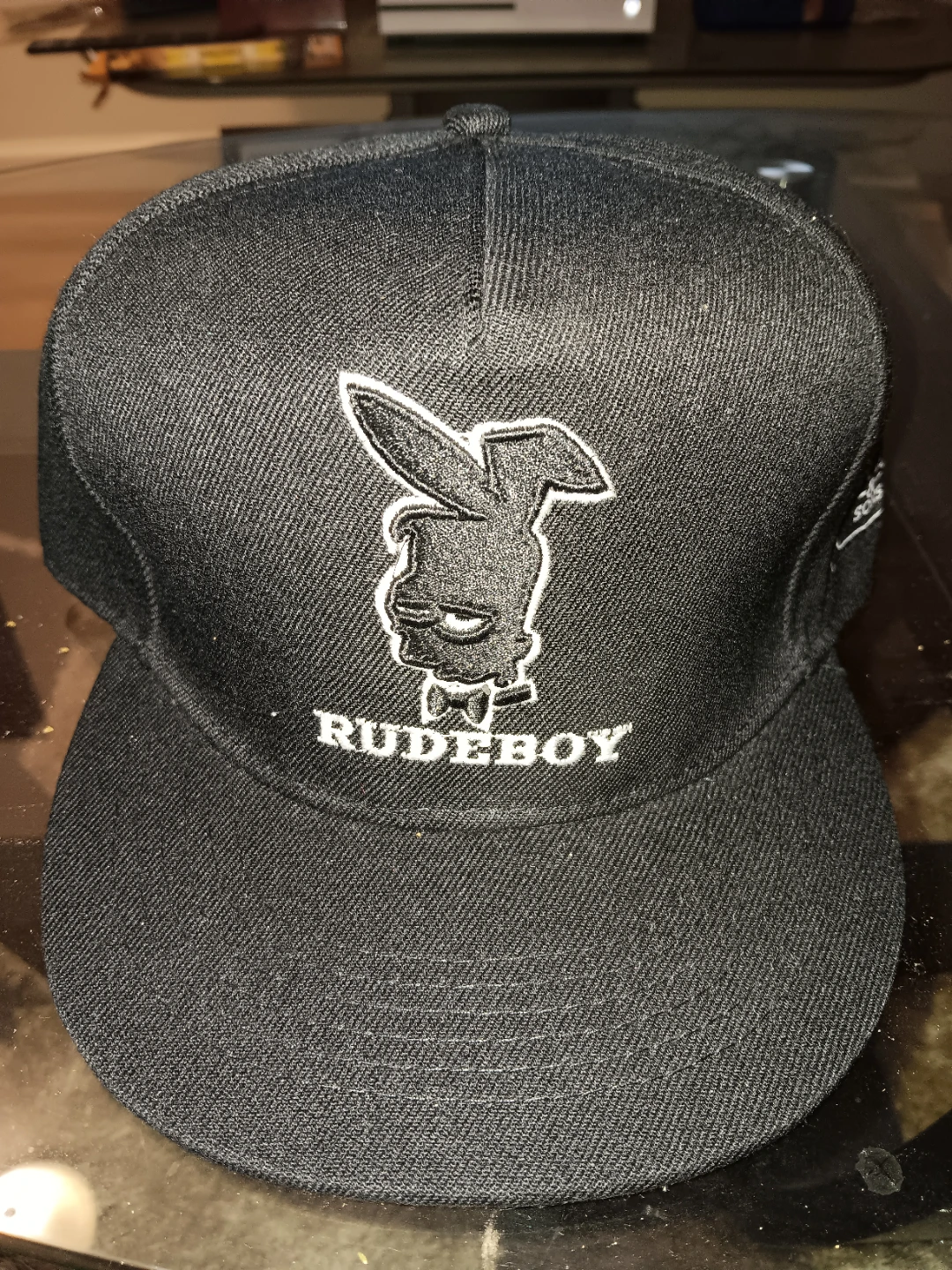 Black "RUDEBOY" Snapback Hat - Caylen & Sons - photo 2