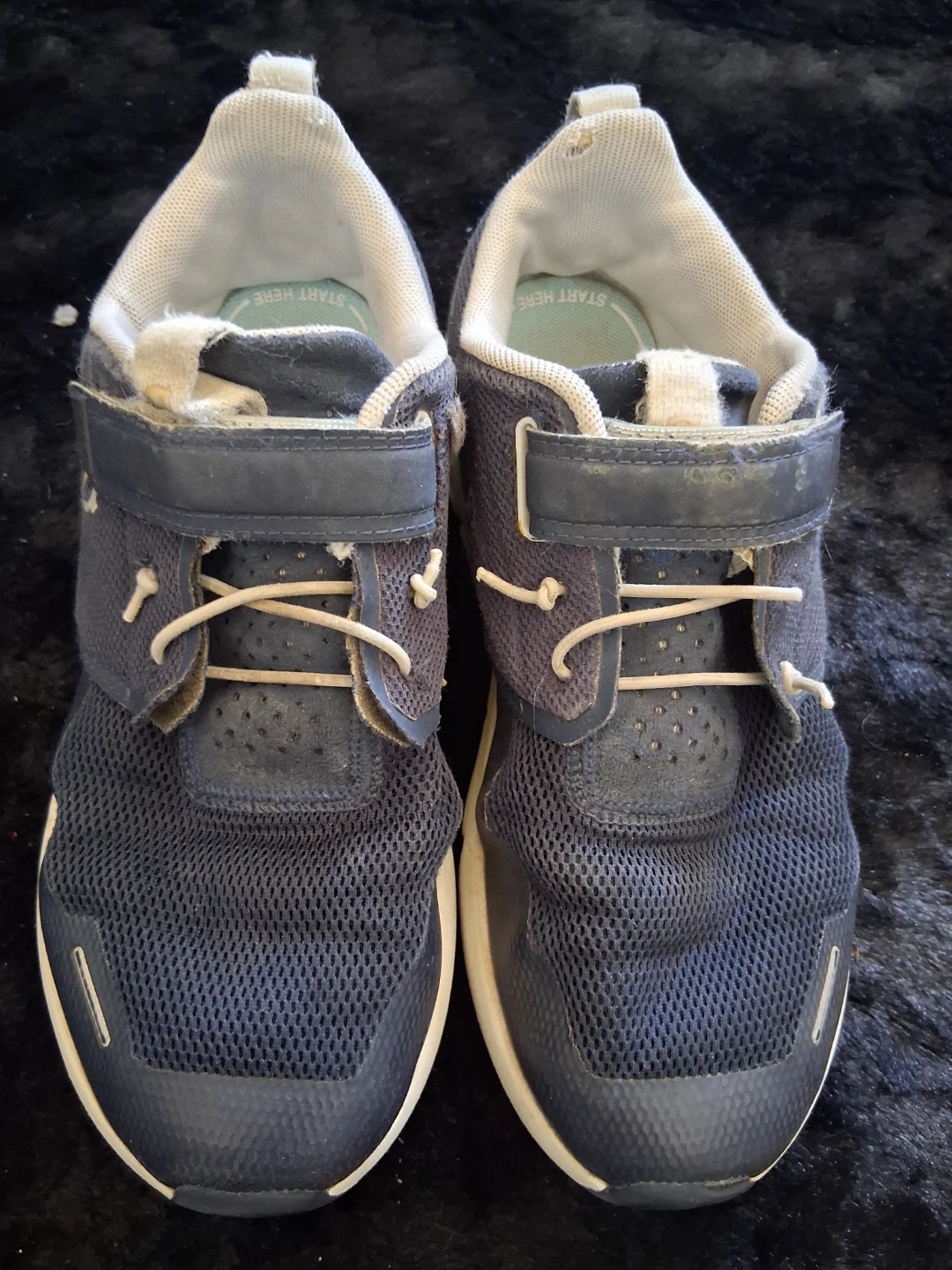 On Running Shoes Cloud Swift Kids Size 3.5 Navy Blue - photo 3