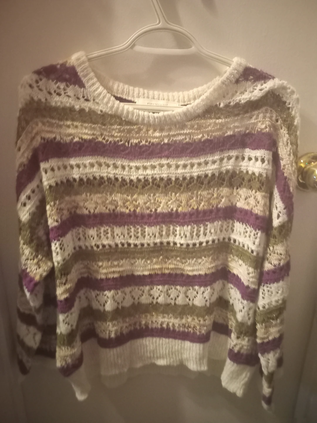 Promod Striped Knit Sweater