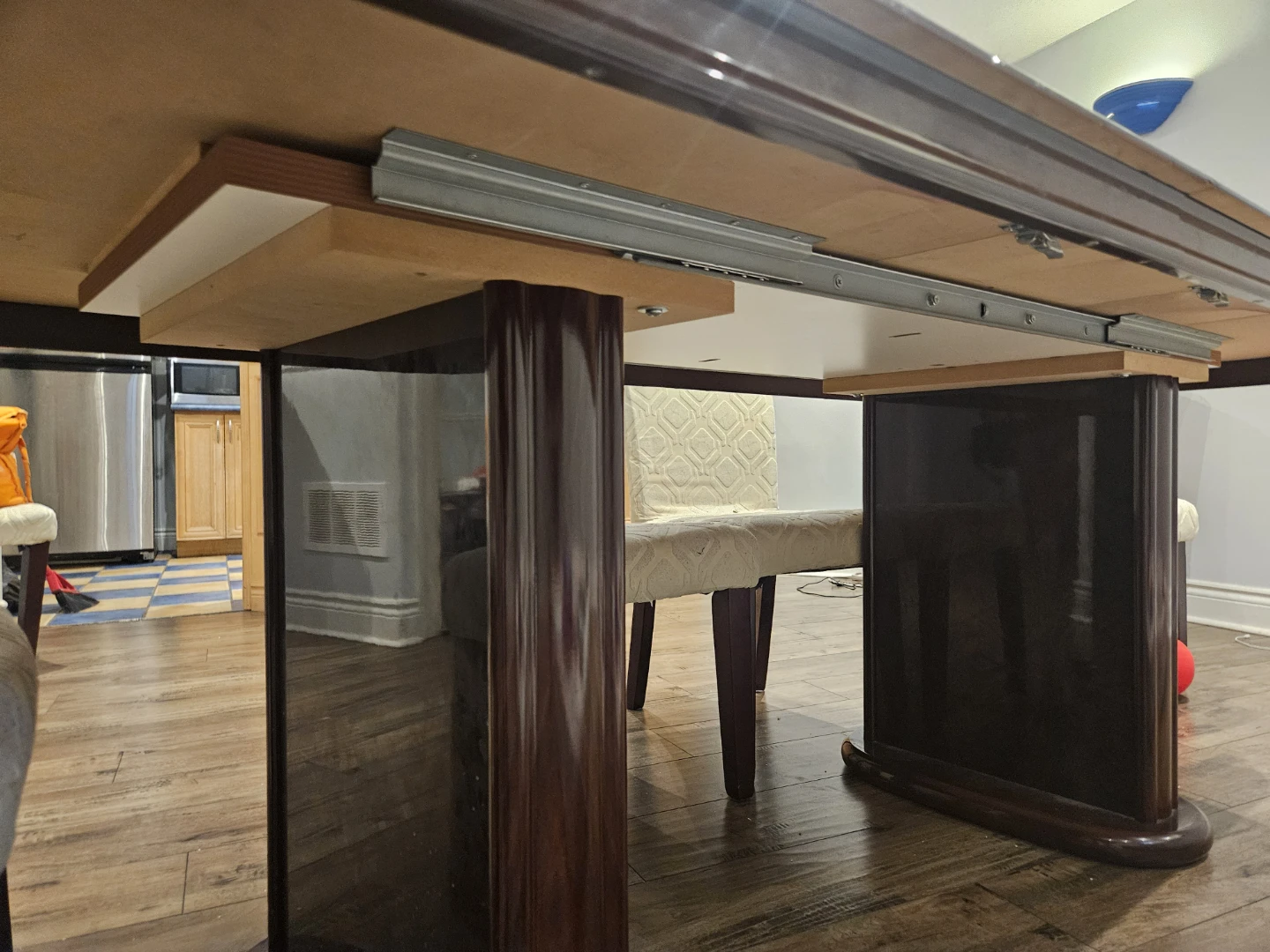 Wooden Dining Table with Extension