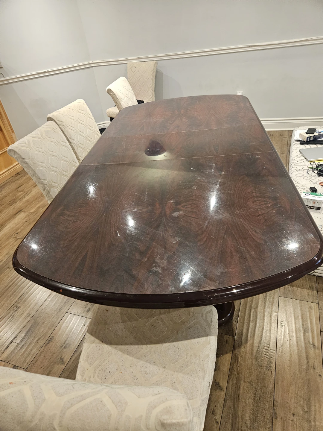 Wooden Dining Table with Extension - photo 2