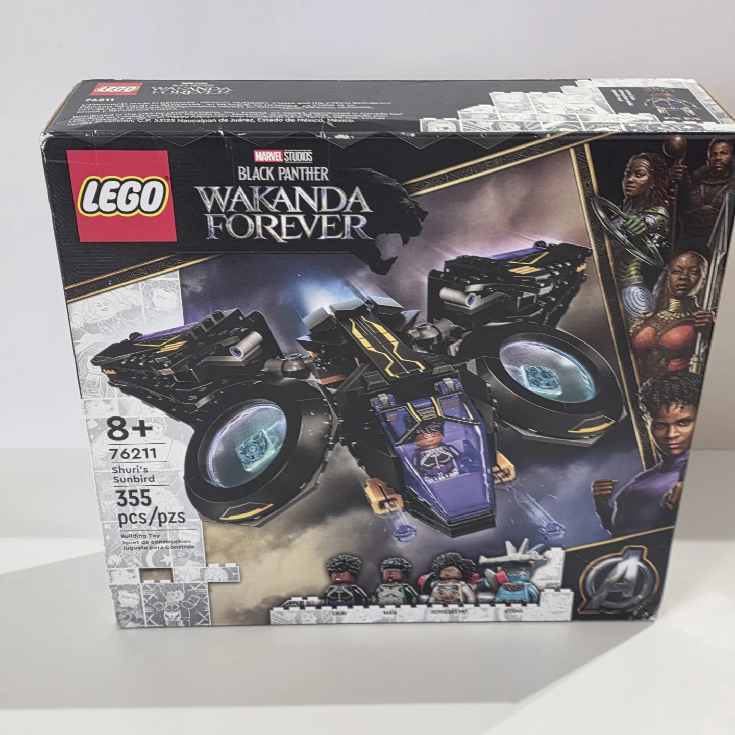 LEGO Marvel Black Panther Wakanda Forever Shuri's Sunbird 76211