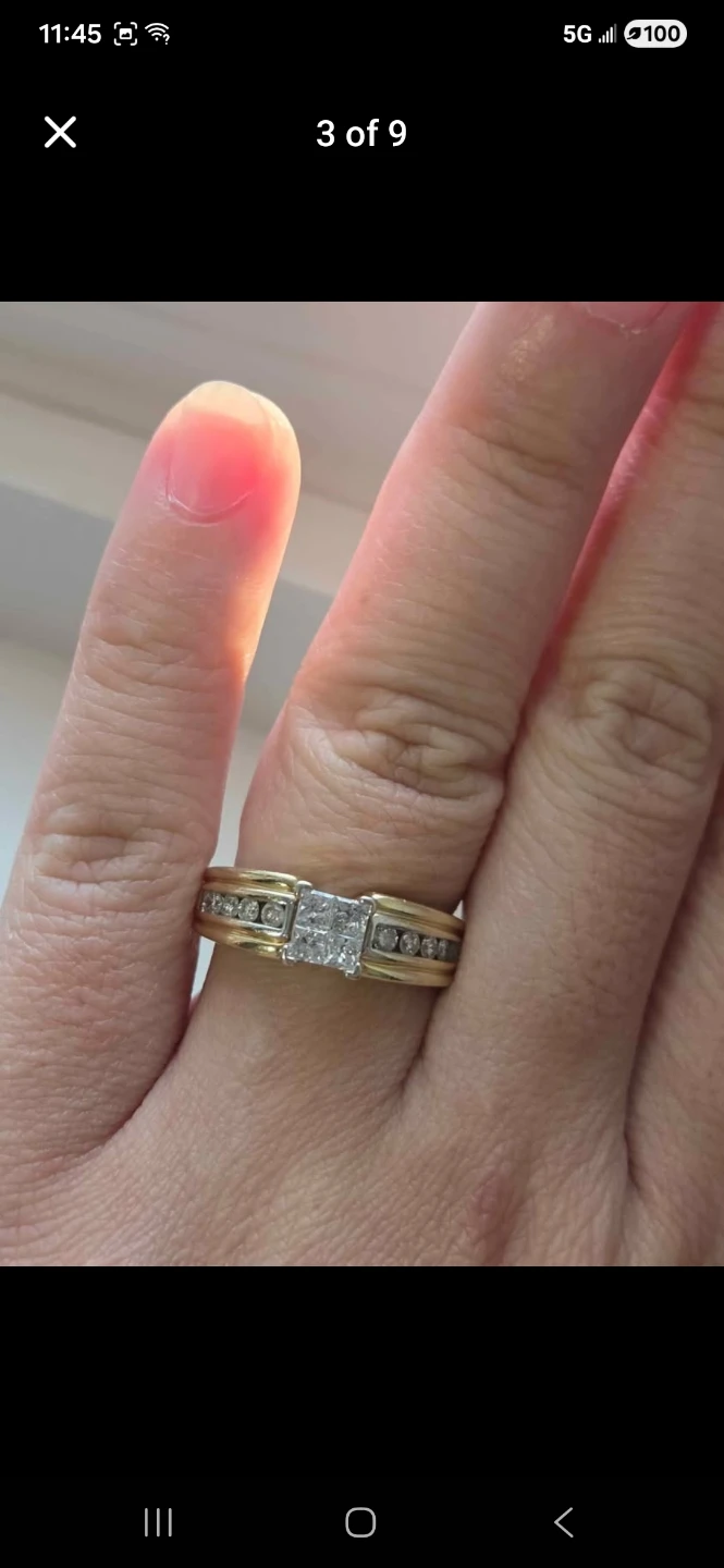 14K Yellow Gold Diamond Ring 0.75 TW - photo 3