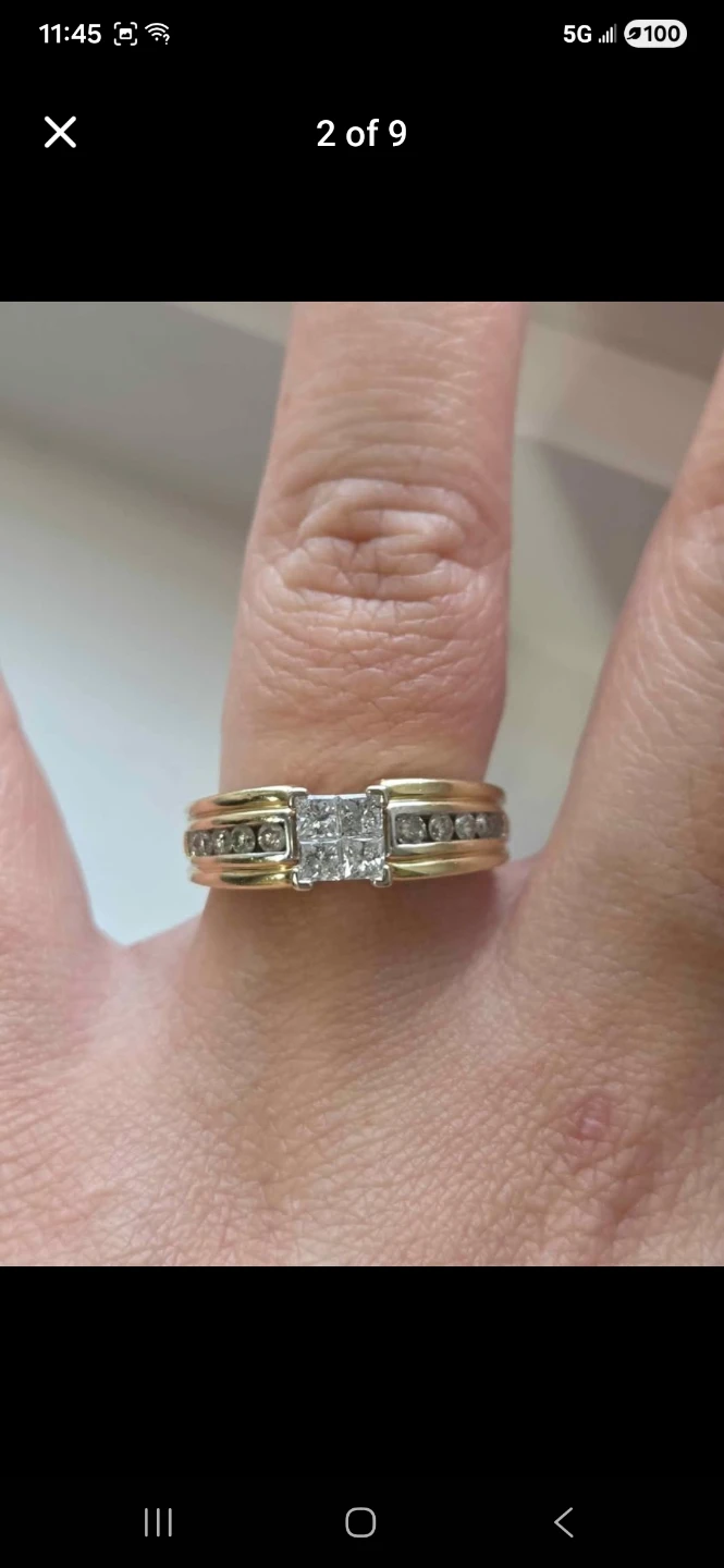 14K Yellow Gold Diamond Ring 0.75 TW - photo 4