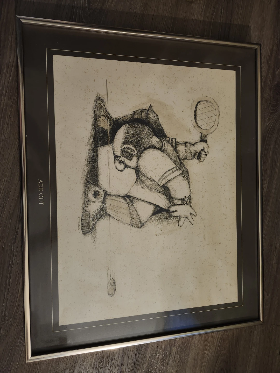 Framed Print "ADD OUT" - photo 2