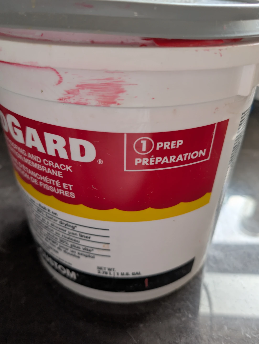 REDGARD Waterproofing and Crack Prevention Membrane 1 gallon. - photo 2