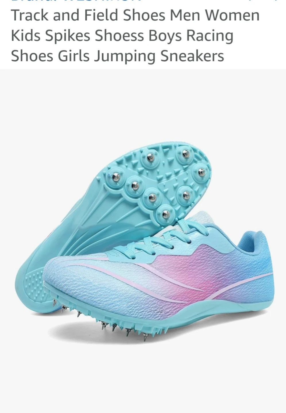 Spike Track and Field Shoes for Men, Women, Kids