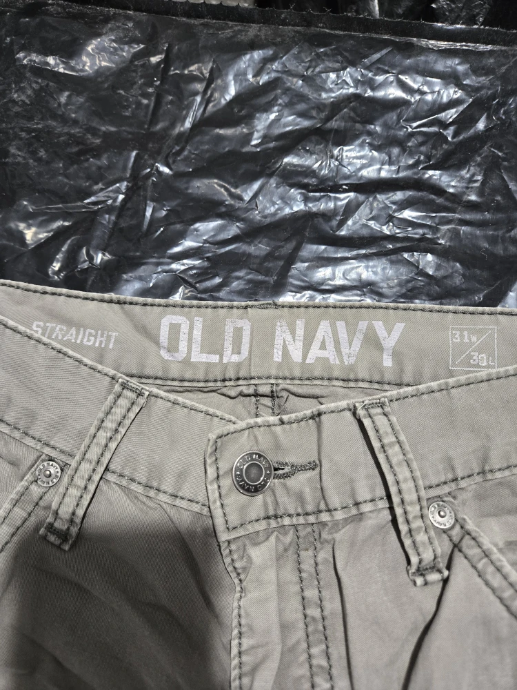 Old Navy Straight Fit Khaki Pants - 31W 33L - photo 2