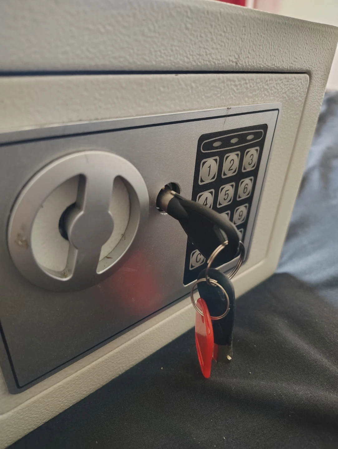 Small Home Safe with Keypad and Key Lock - photo 2