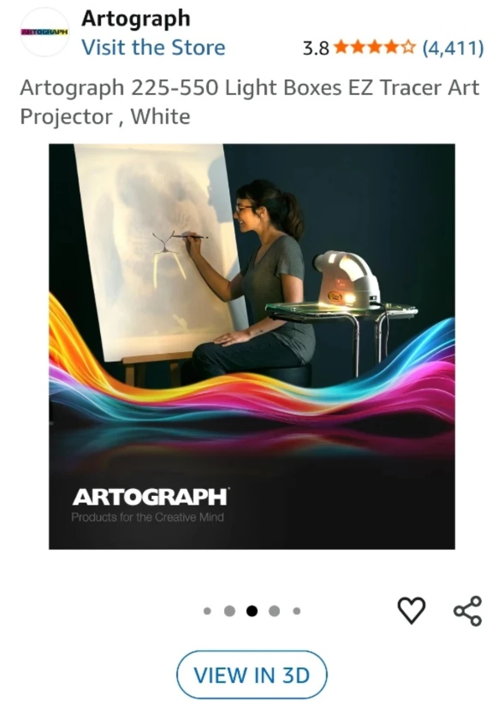 Artograph EZ Tracer Art Projector - photo 3