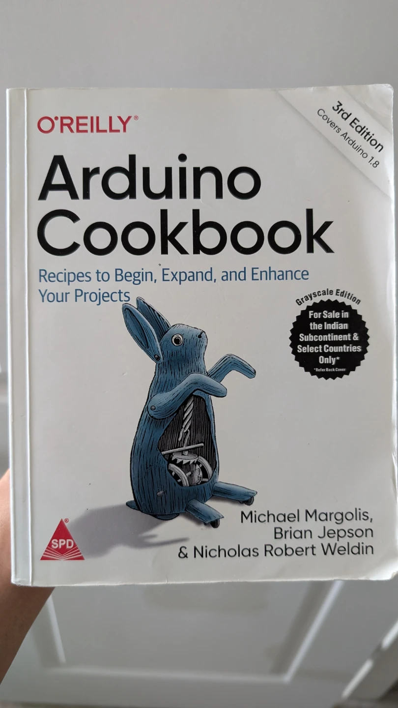 O'Reilly Arduino Cookbook 3rd Edition
