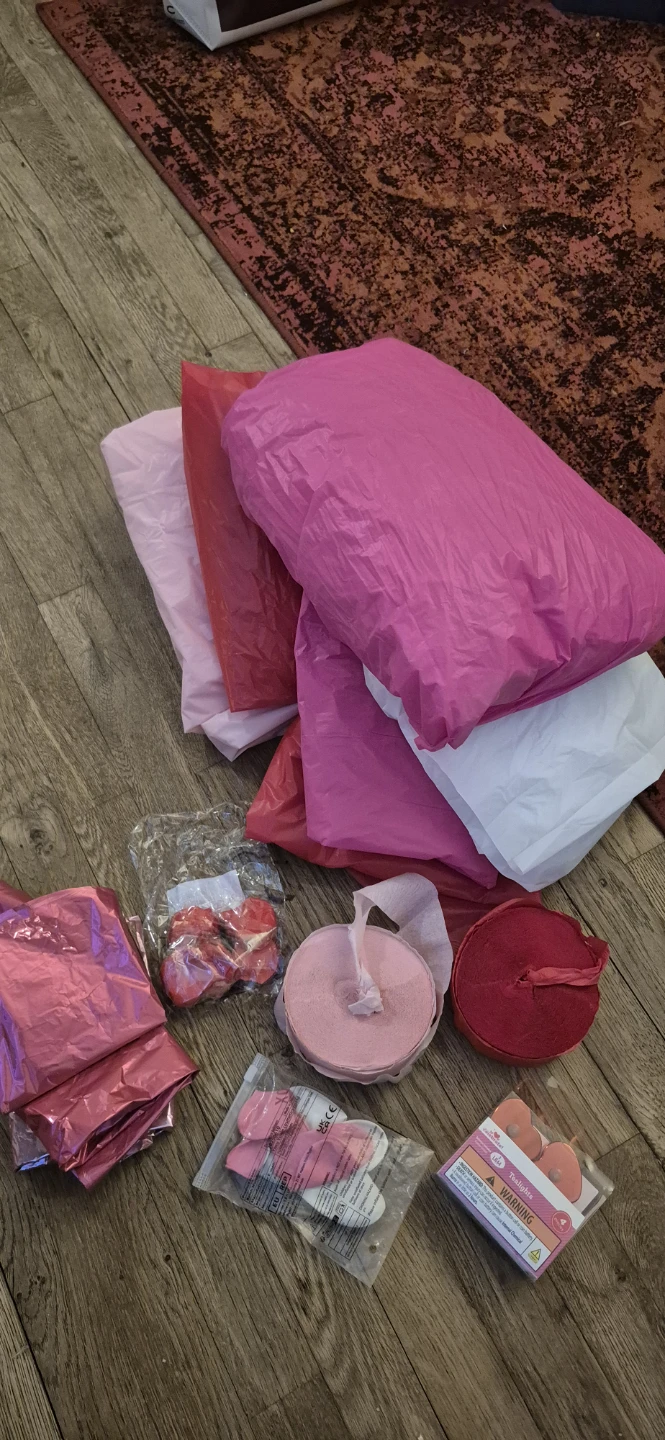 Party Decorations Bundle - Pink and Red