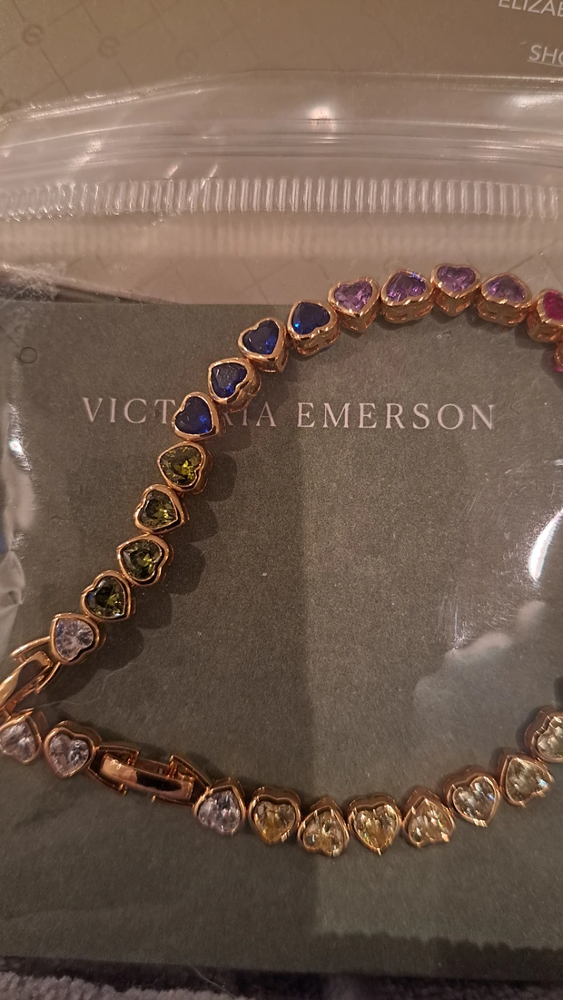 Victoria Emerson Heart Stone Bracelet
