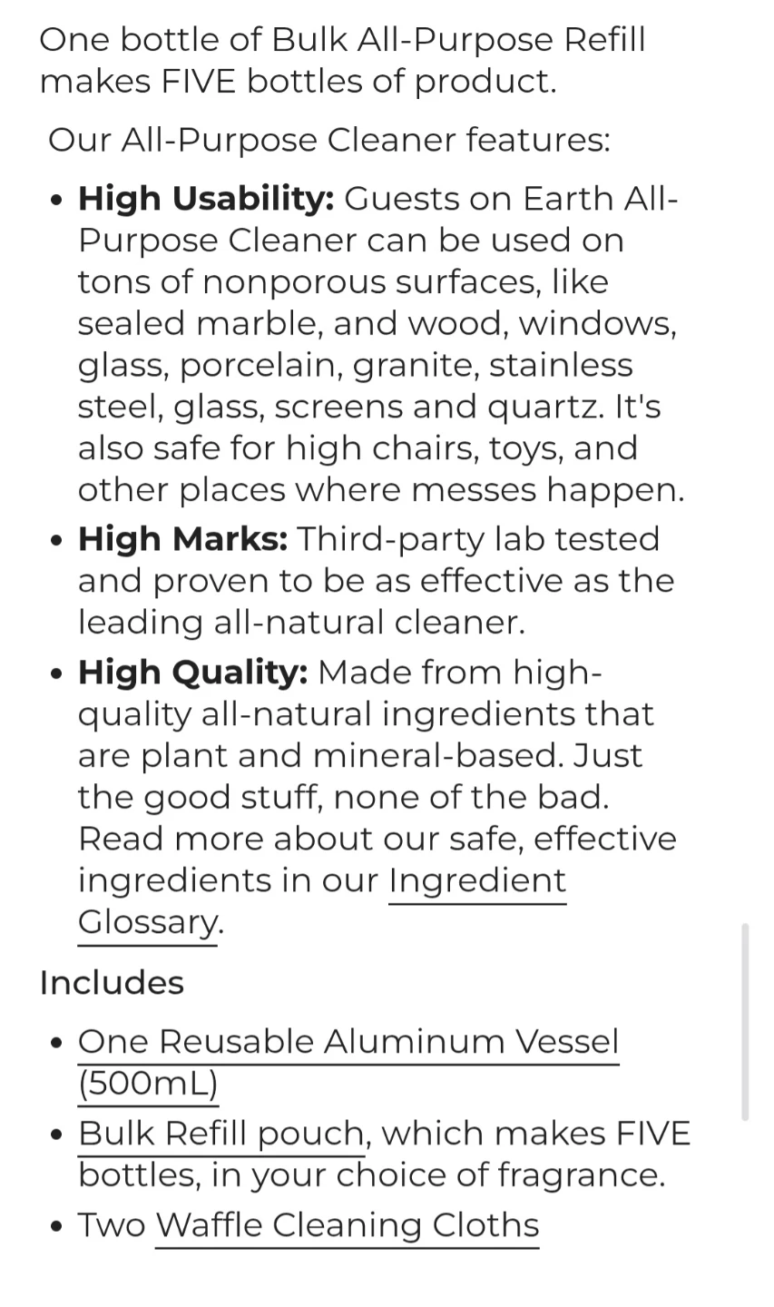New Guests on Earth All Purpose Cleaner Starter Kit! - photo 3