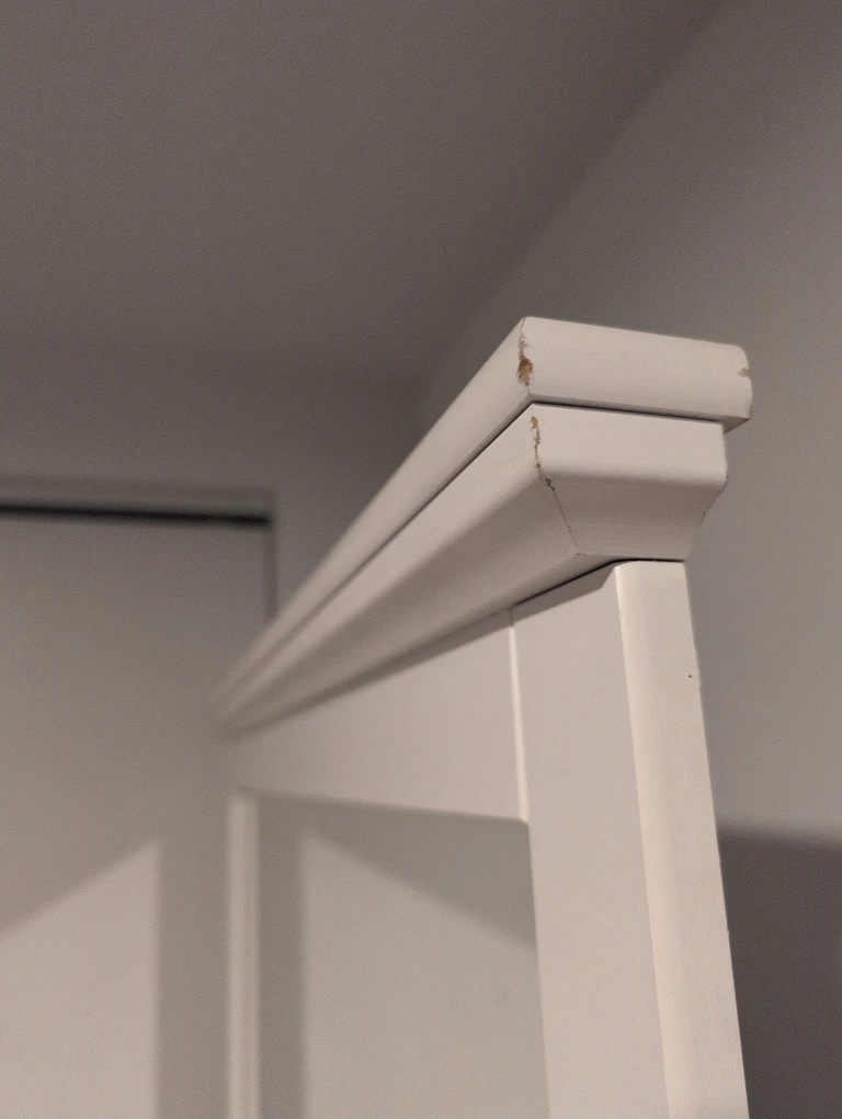 White Framed vanity Mirror - photo 3