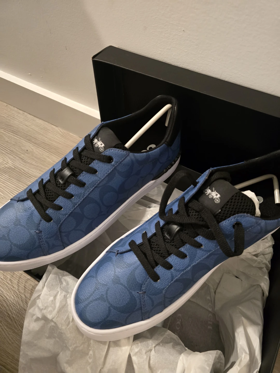 Coach Clip Sig Low Top Sneakers Blue - photo 4