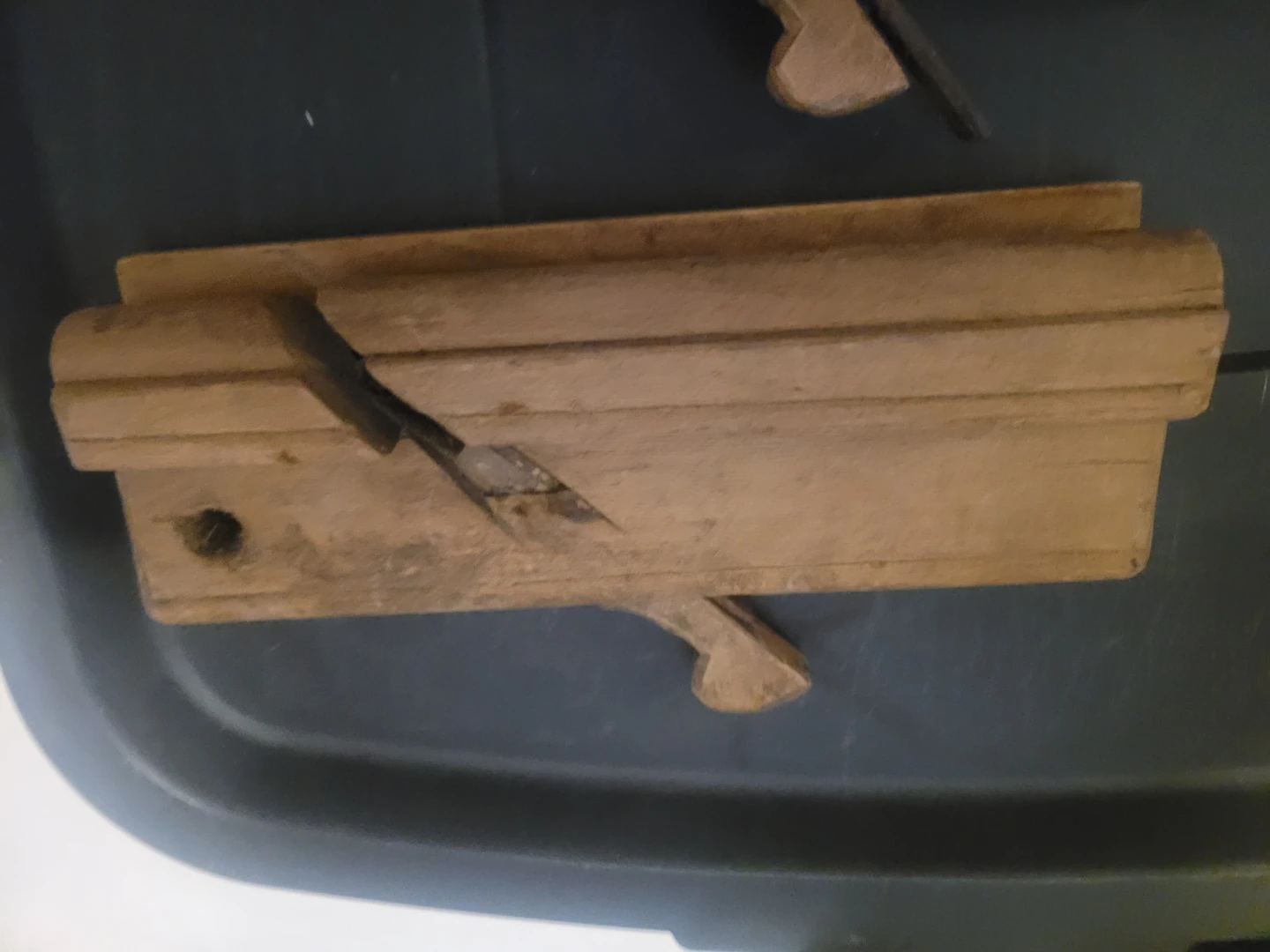 Lot of 4 Vintage Wooden Woodworking Hand Planes - photo 3