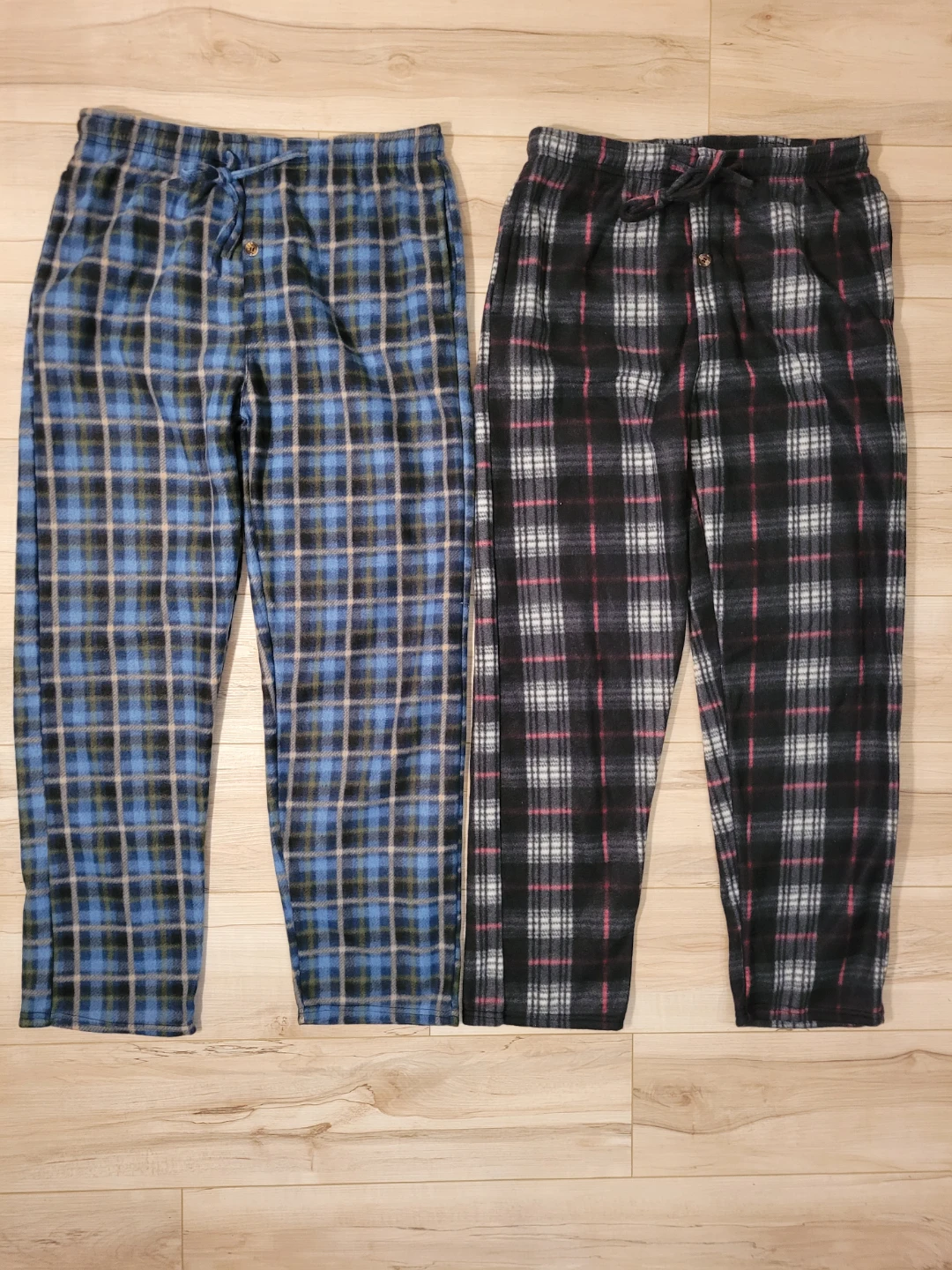 Plaid Fleece Pajama Pants Size L (2 Pairs) - photo 2