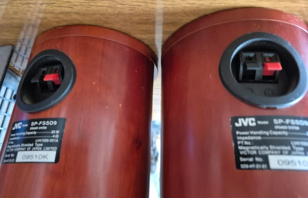 JVC SP-FSSD9 "Wood Cone" Bookshelf Speakers - photo 2