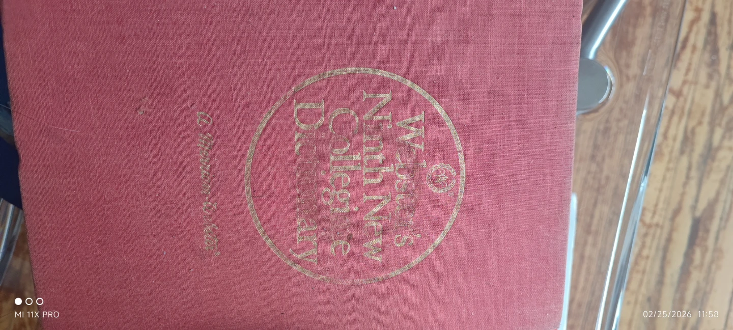 Webster's Ninth New Collegiate Dictionary