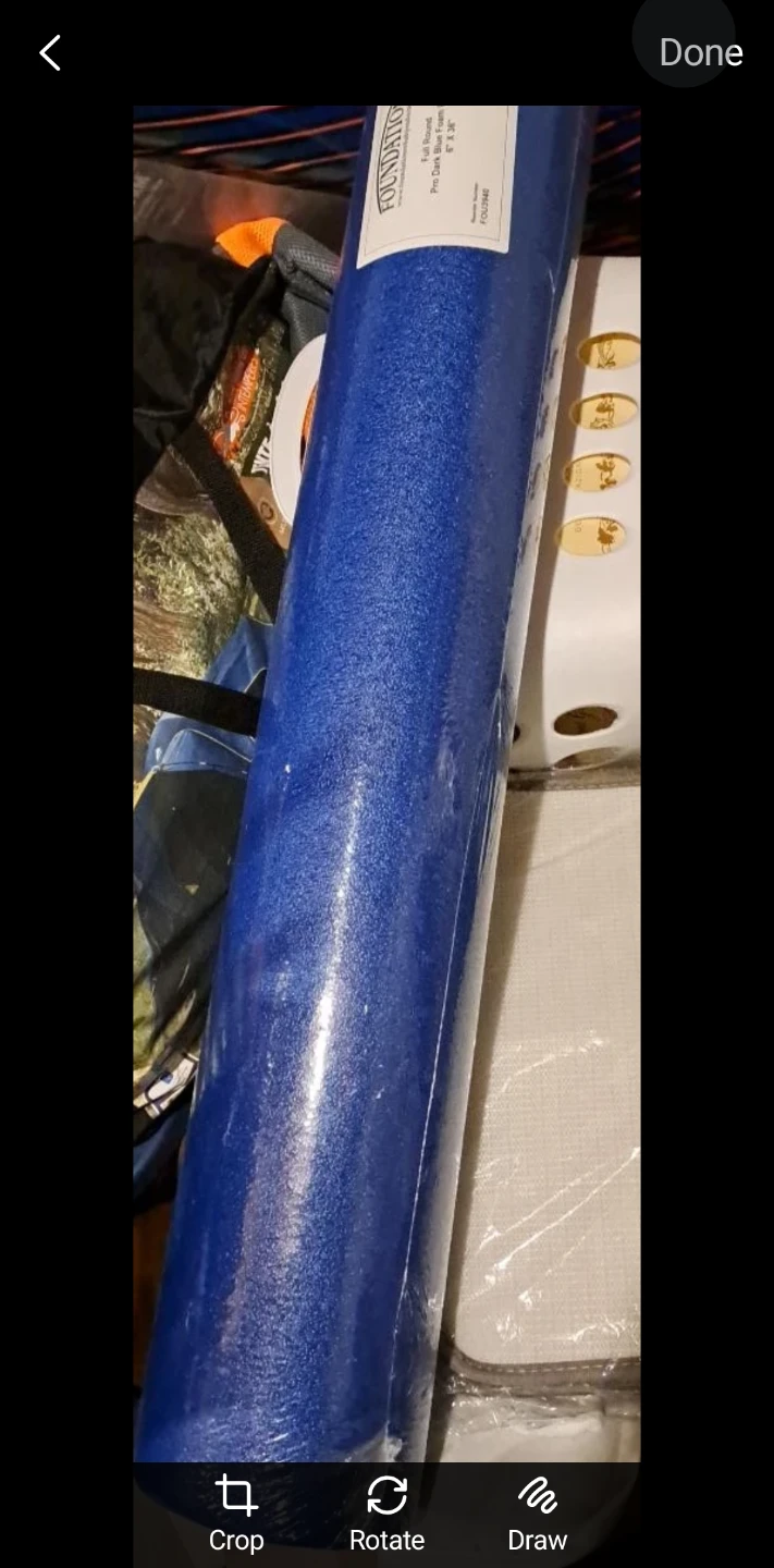 Foundation Full Round Pro Dark Blue Foam Roller